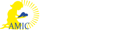 Logotipo AMIC Amigos da criança - Como uma criança, amar